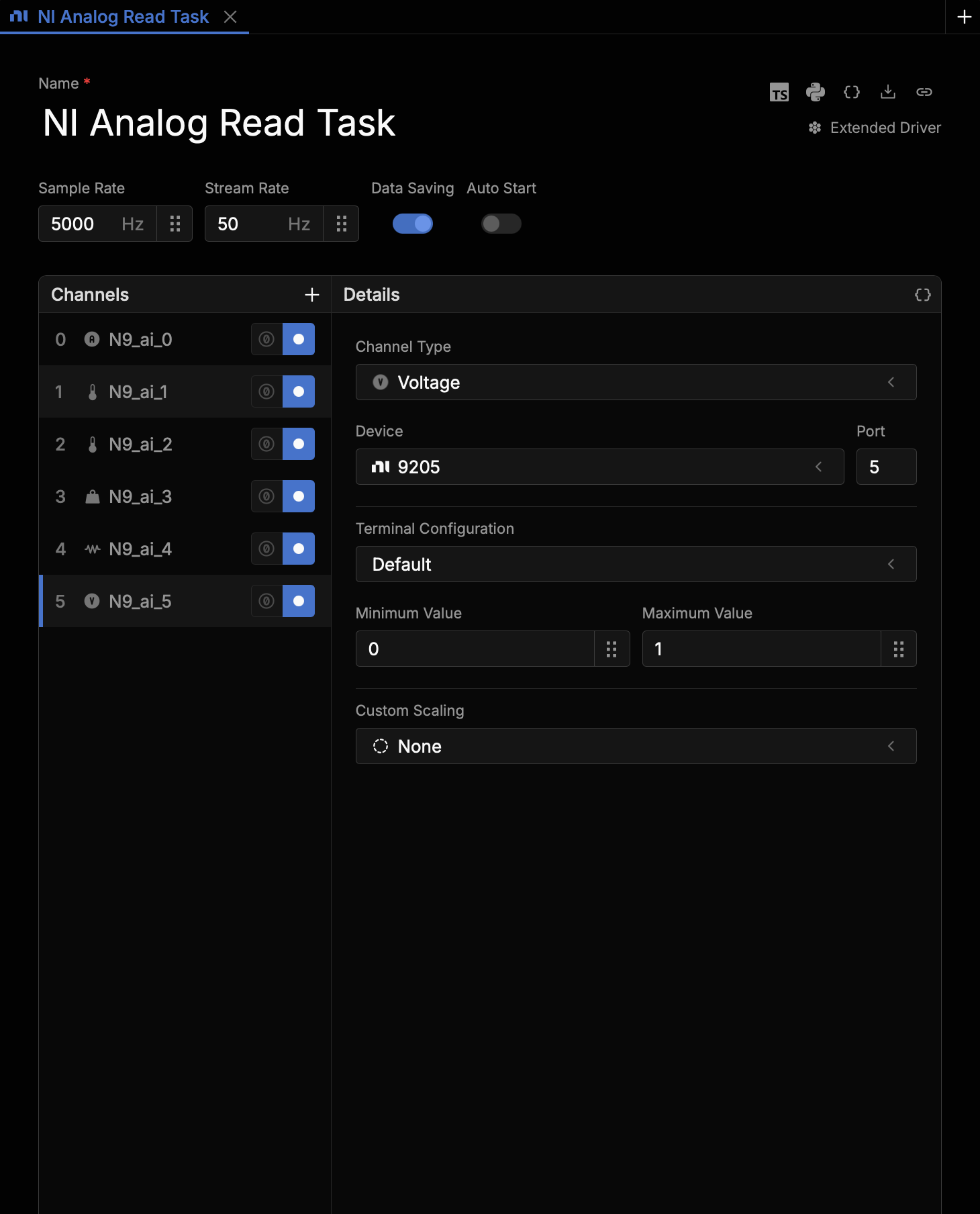 Configure instrumentation